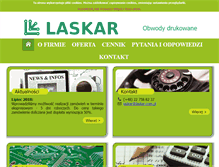 Tablet Screenshot of laskar.com.pl